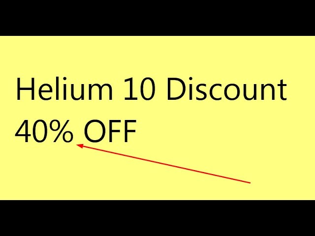 'Video thumbnail for Helium 10 Discount 40% OFF'