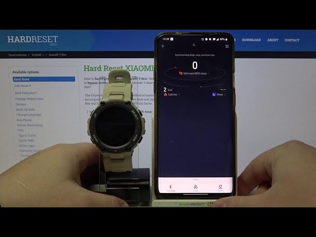 Video thumbnail for How to Change Watch Face in XIAOMI Amazfit T-Rex – Home Screen Personalization