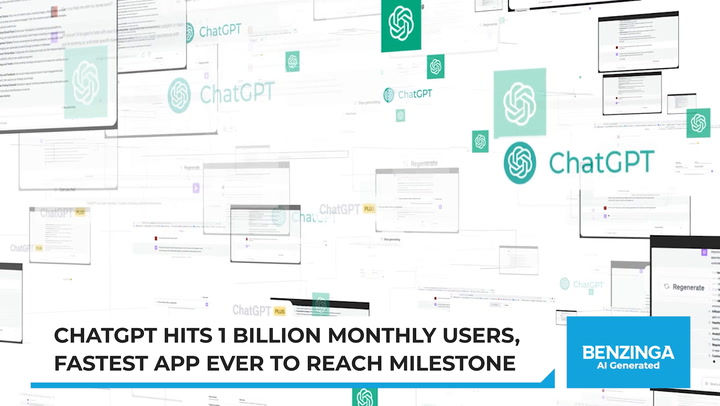 Video thumbnail for ChatGPT Hits 1B Users