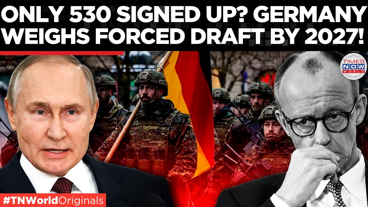 Video thumbnail for GERMANY VS RUSSIA: Only 530 Recruits Sign Up As Berlin DEBATES Bringing Back Military Draft!