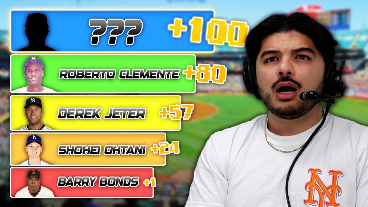 Video thumbnail for Who is the 100th best MLB player ever?