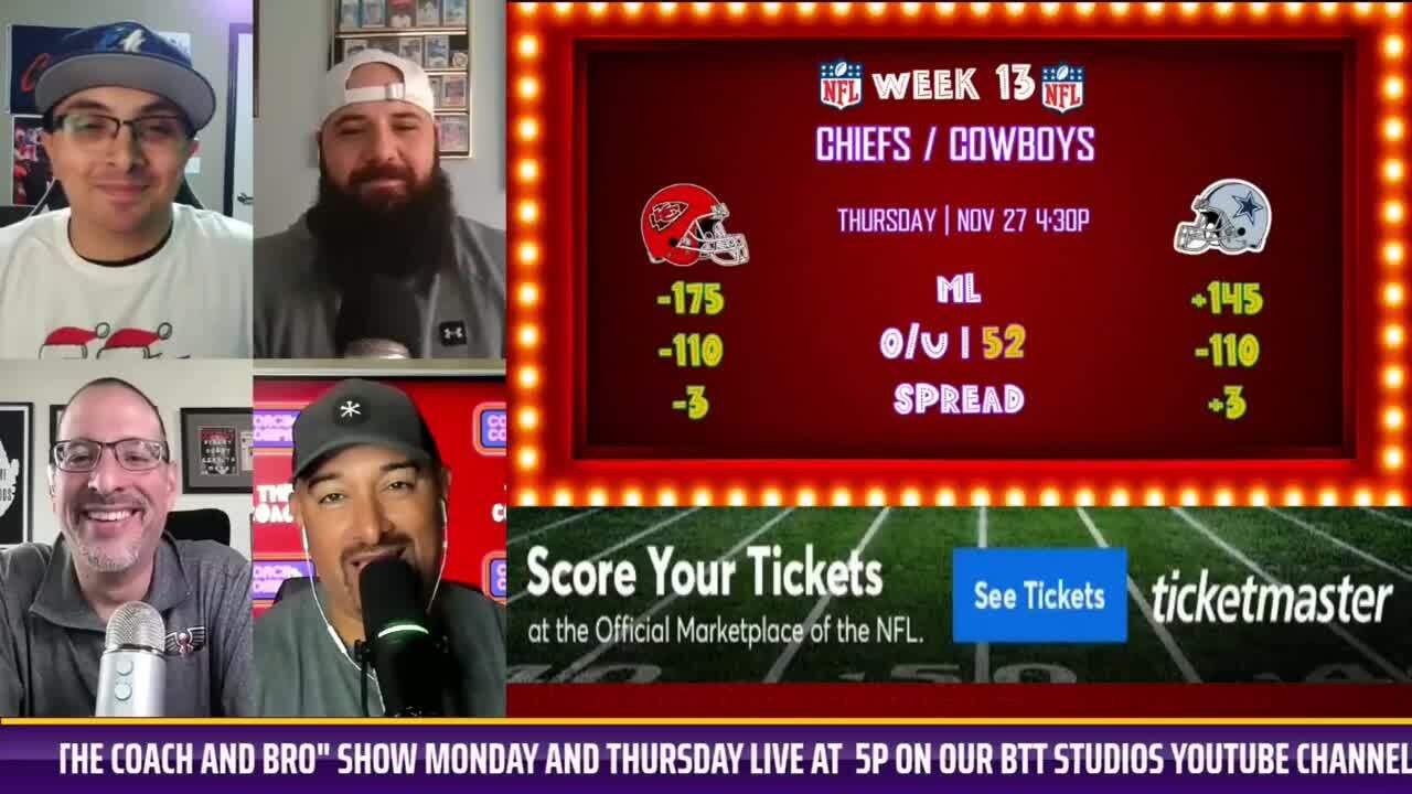 Video thumbnail for Can the Chiefs Contain the Cowboys on Thanksgiving?