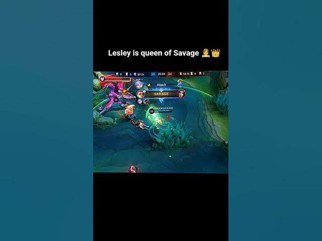 Video thumbnail for SAVAGE QUEEN 👑 LESLEY 💞#mobilelegends #mlbb #mlbbcreatorcamp #lesley