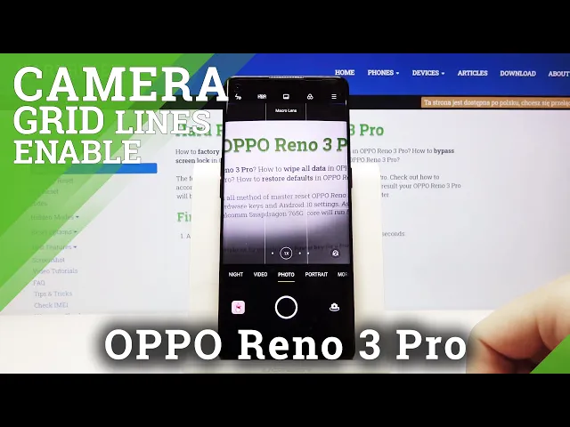 Video thumbnail for How to Enable Camera Help Lines in OPPO Reno 3 Pro - Turn On Camera Grid Lines