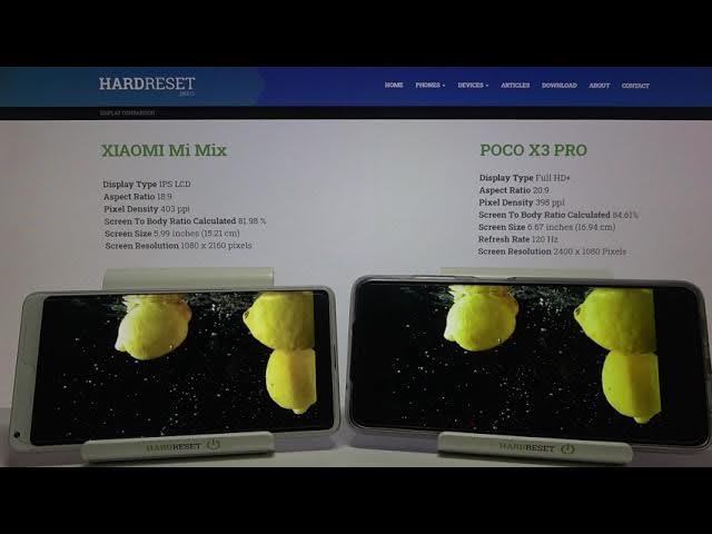 Video thumbnail for POCO X3 Pro vs XIAOMI Mi Mix 2S Display Comparison | Screen Comparison Test