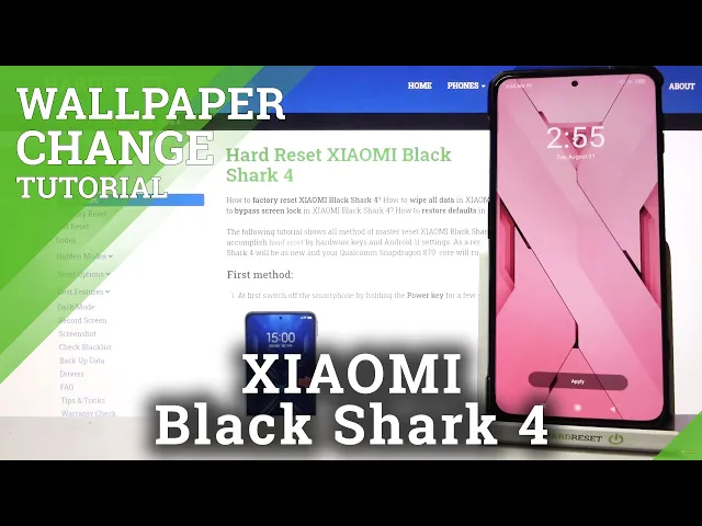 Video thumbnail for Xiaomi Black Shark 4 - Static Wallpapers / Default Wallpapers Review