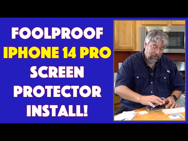 Video thumbnail for TechMatte AmFilm iPhone 14 Pro Screen Protector -- INSTALL & REVIEW