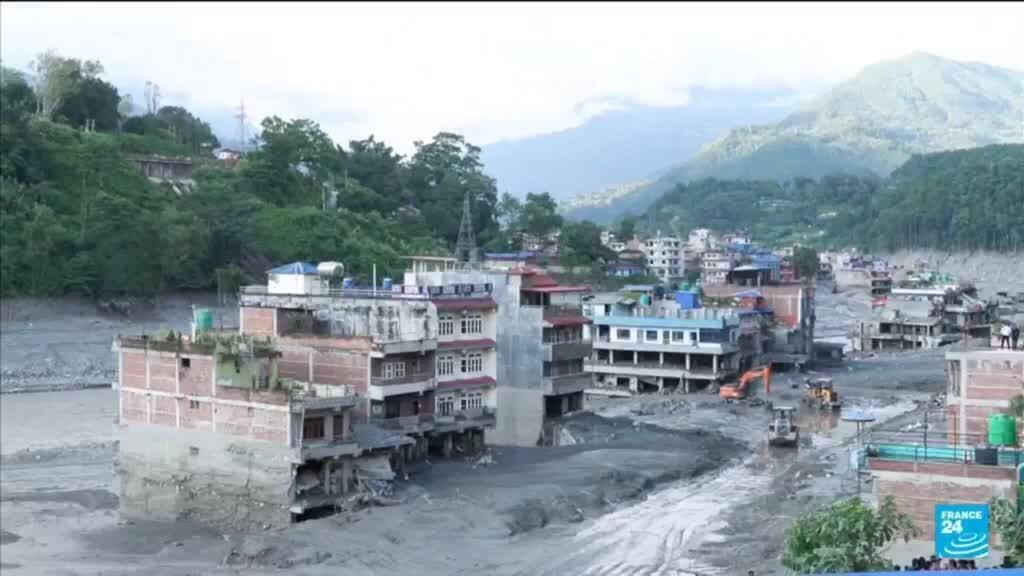 Video thumbnail for Countries step up aid for Nepal flood disaster