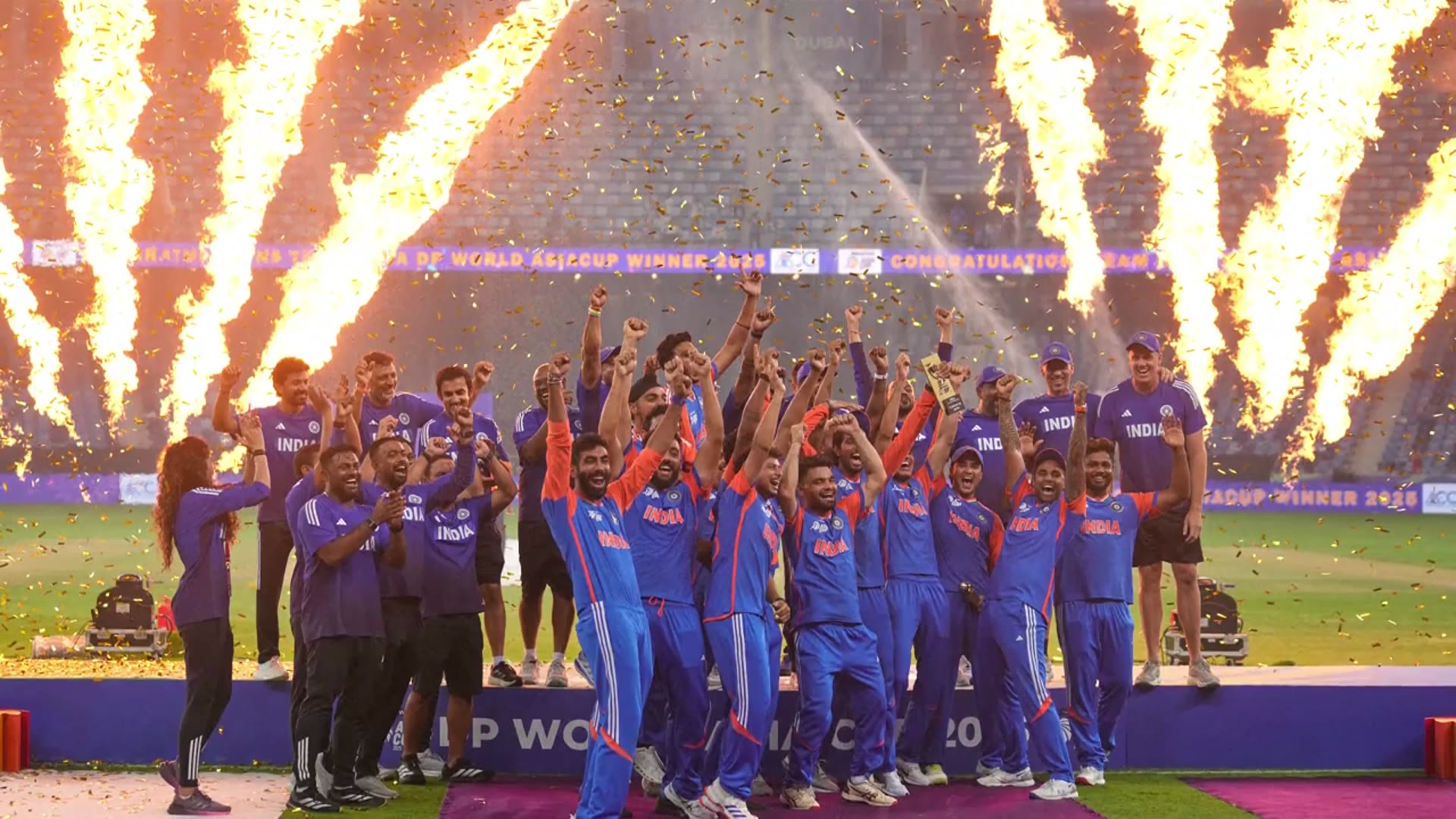 'Video thumbnail for 'Part of life' or 'deeply disrespectful'? Trophy-gate sours Asia Cup final between arch rivals India and Pakistan'