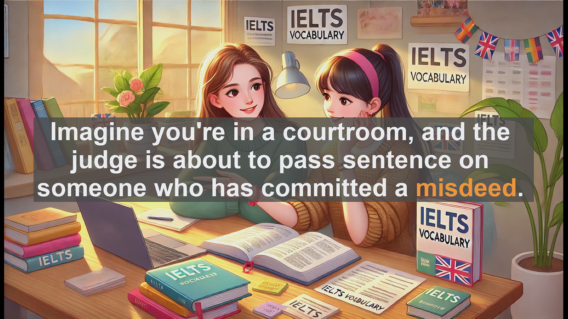 'Video thumbnail for 5000 Must Know IELTS 8.0 Vocabulary - What is a Misdeed? Understanding Wrongful Actions in English'