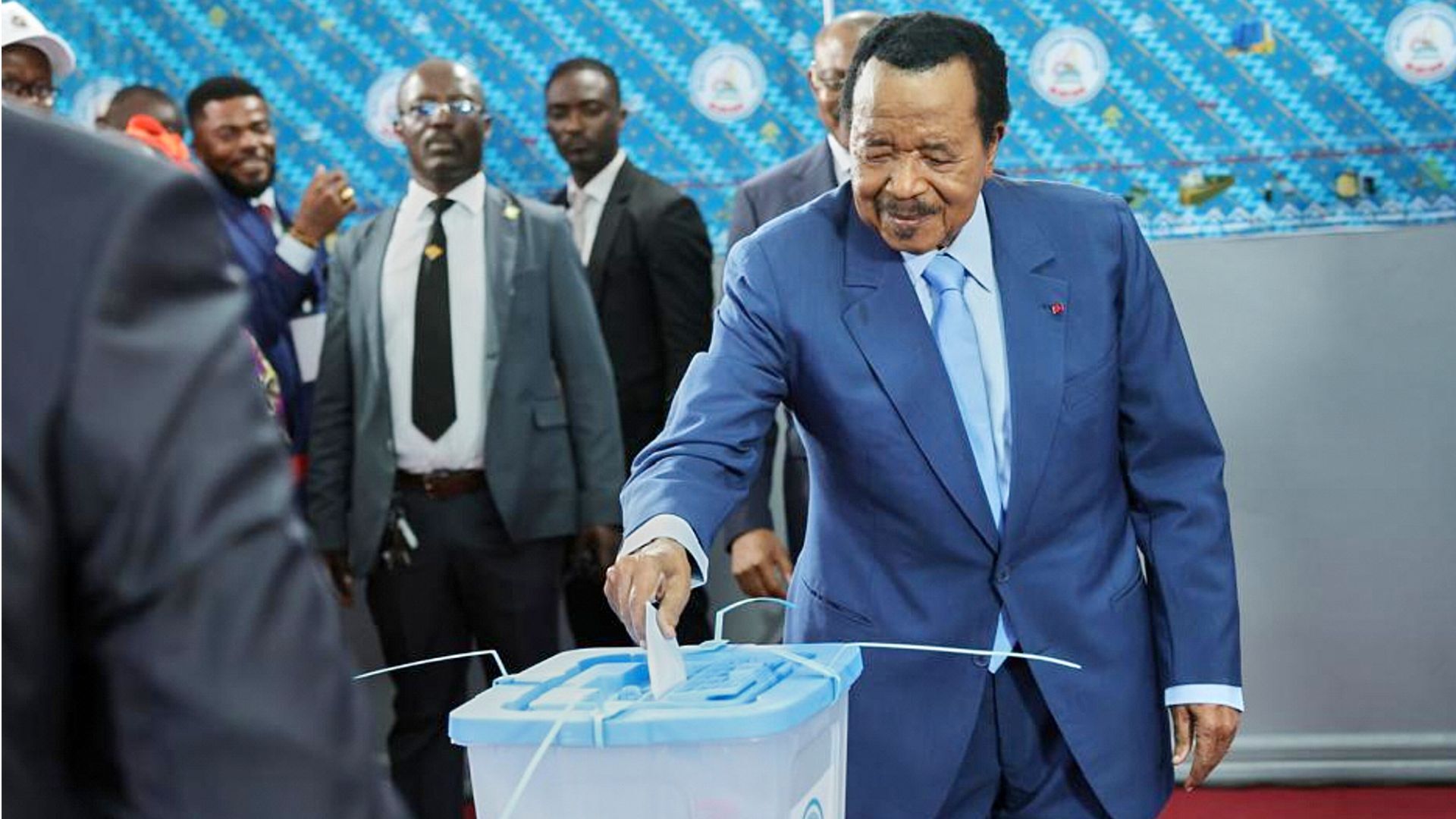 'Video thumbnail for Vote counting underway in Cameroon as 92-year-old President Biya seeks eighth term'