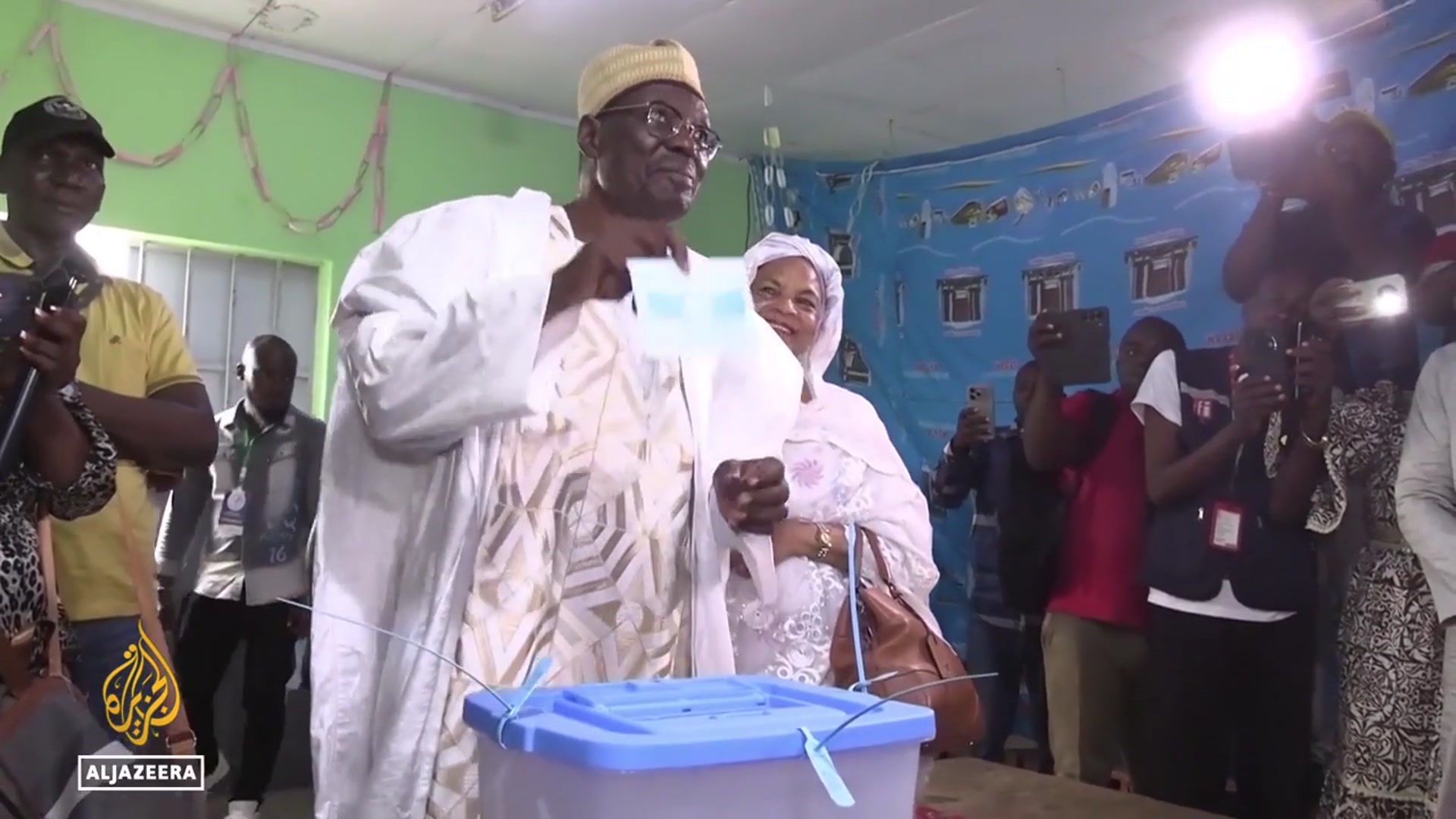 'Video thumbnail for Vote counting underway in Cameroon as 92-year-old President Biya seeks eighth term'