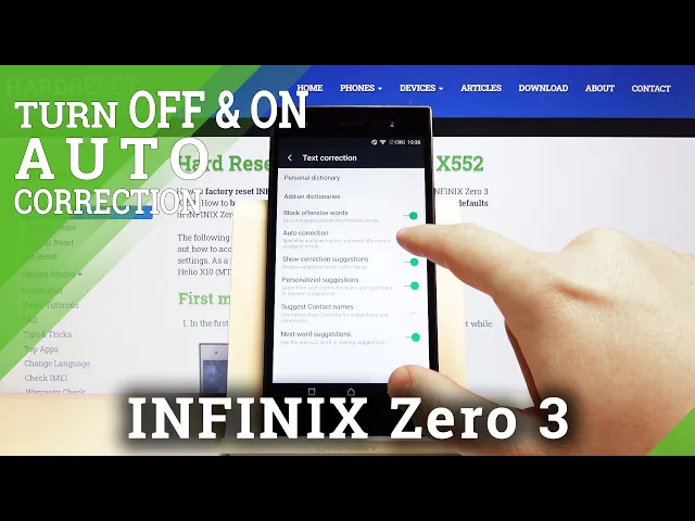 Video thumbnail for How to Enter Auto Correction Options in INFINIX Zero 3 – Auto Correct Text