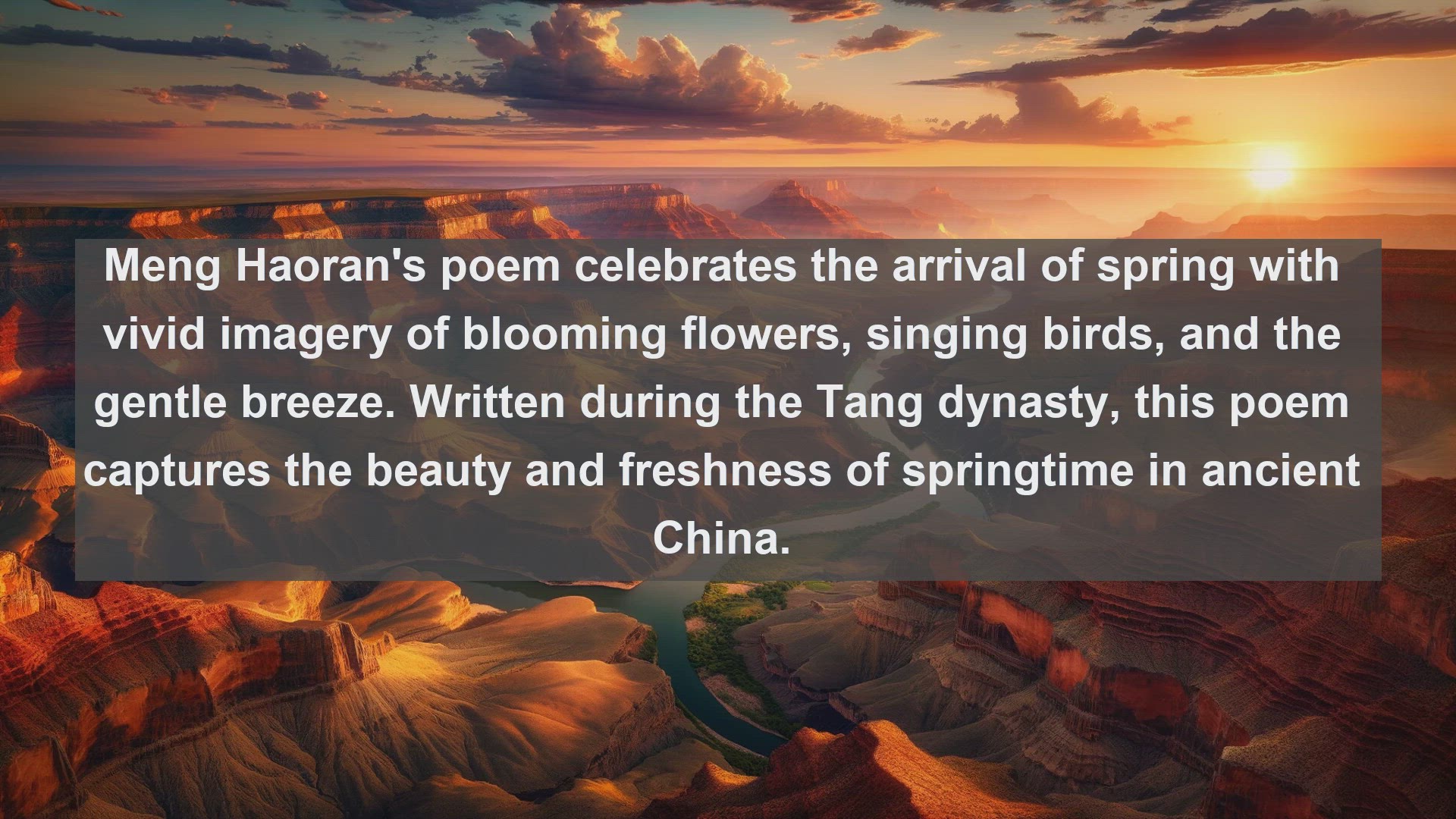 'Video thumbnail for Top 10 Chinese Poems on Spring'