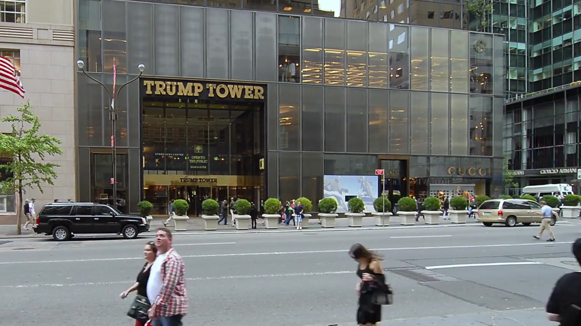 'Video thumbnail for Barron Trump shut down a whole floor of Trump Tower for a date'