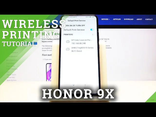 Video thumbnail for How to Connect Printer to Honor 9X - Pair Bluetooth Devices