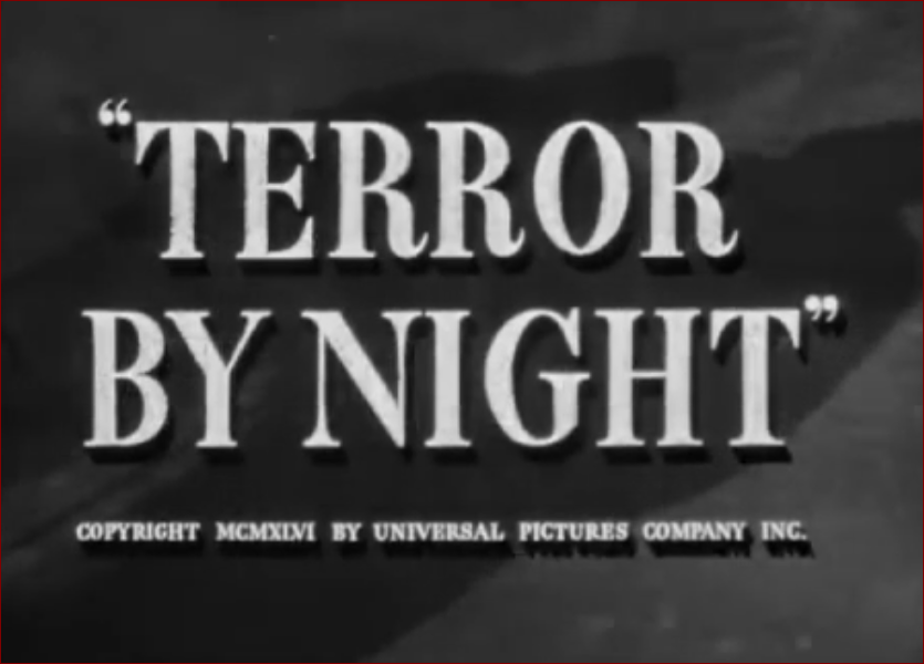 Video thumbnail for Terror by Night (1946)