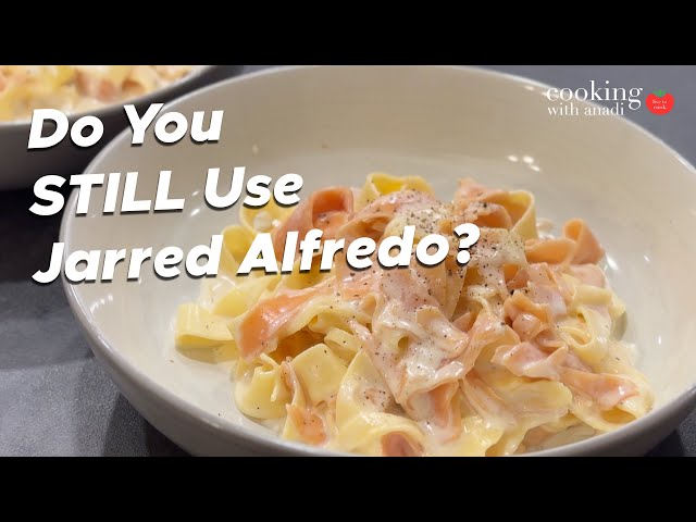Video thumbnail for NEVER Buy Jarred Alfredo Sauce After Making this Alfredo Sauce!