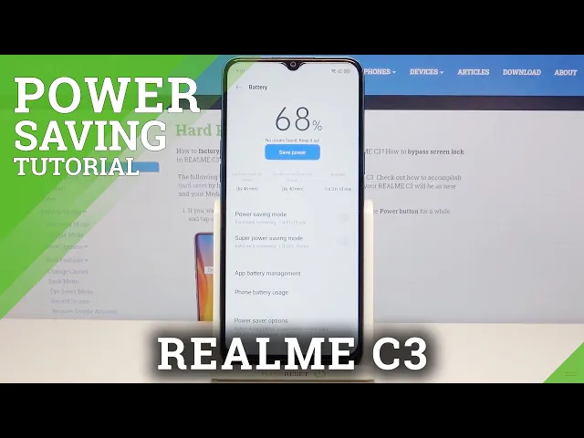 Video thumbnail for How to Activate Power Saving Mode in REALME C3 – Extend Battery Life