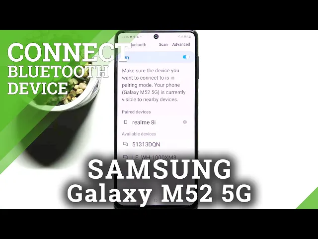 Video thumbnail for How to Connect Bluetooth Device with Samsung Galaxy M52 5G – Bluetooth Connection