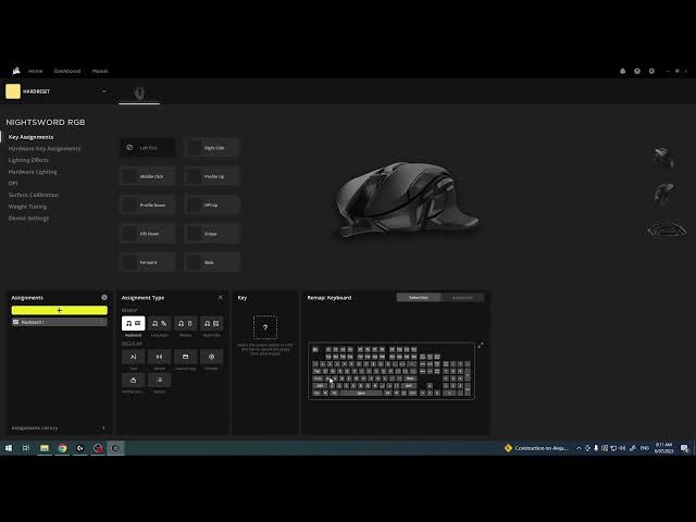 Video thumbnail for How To Customize Buttons Mapping On Corsair Nightsword RGB