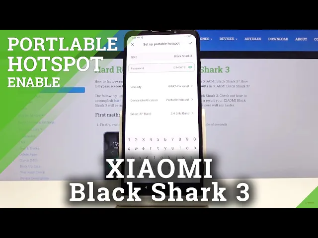 Video thumbnail for How to Enter Portable Hotspot Settings in XIAOMI Black Shark 3 – Internet Hotspot Activation