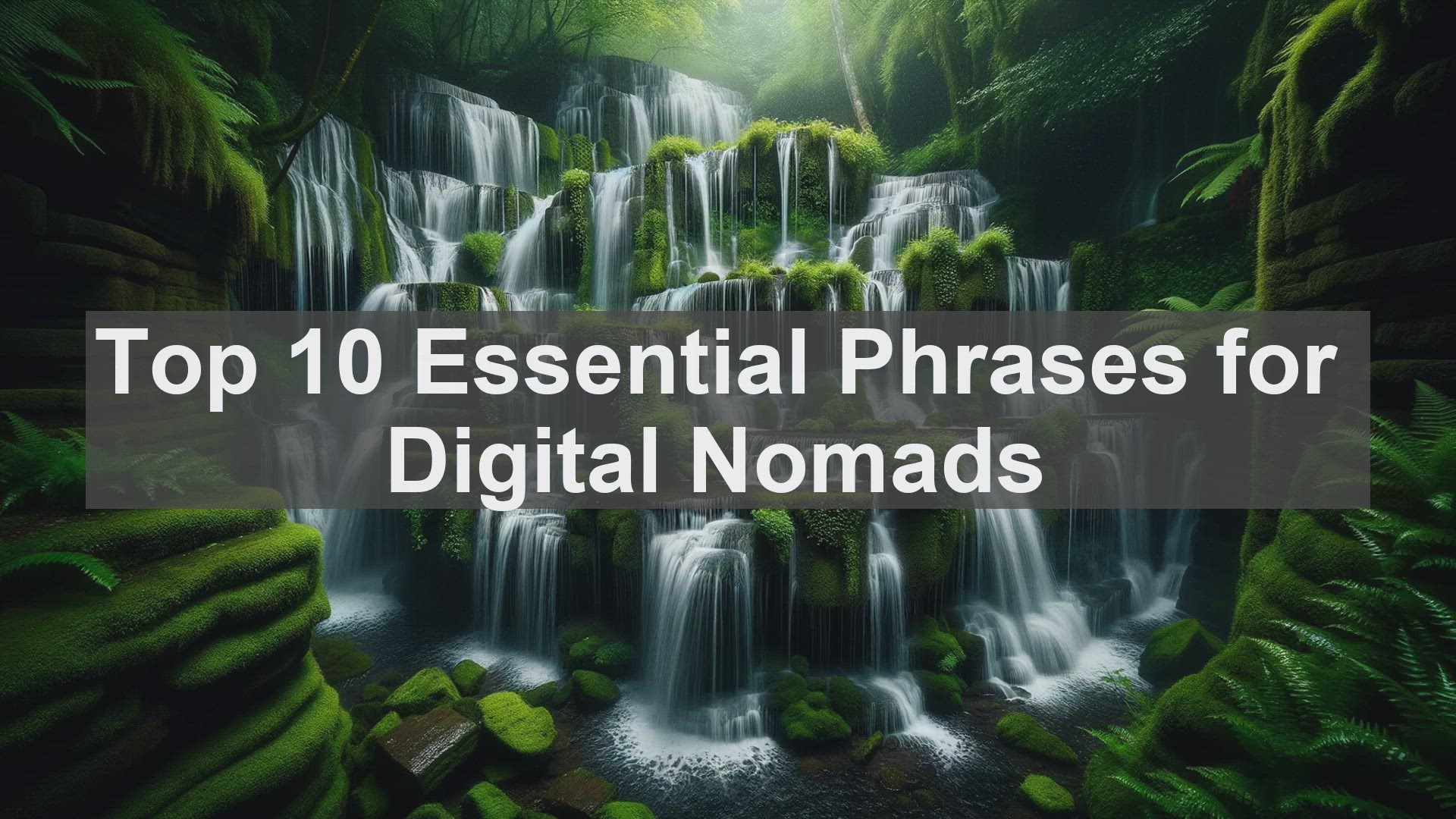 'Video thumbnail for Top 10 Essential Phrases for Digital Nomads'