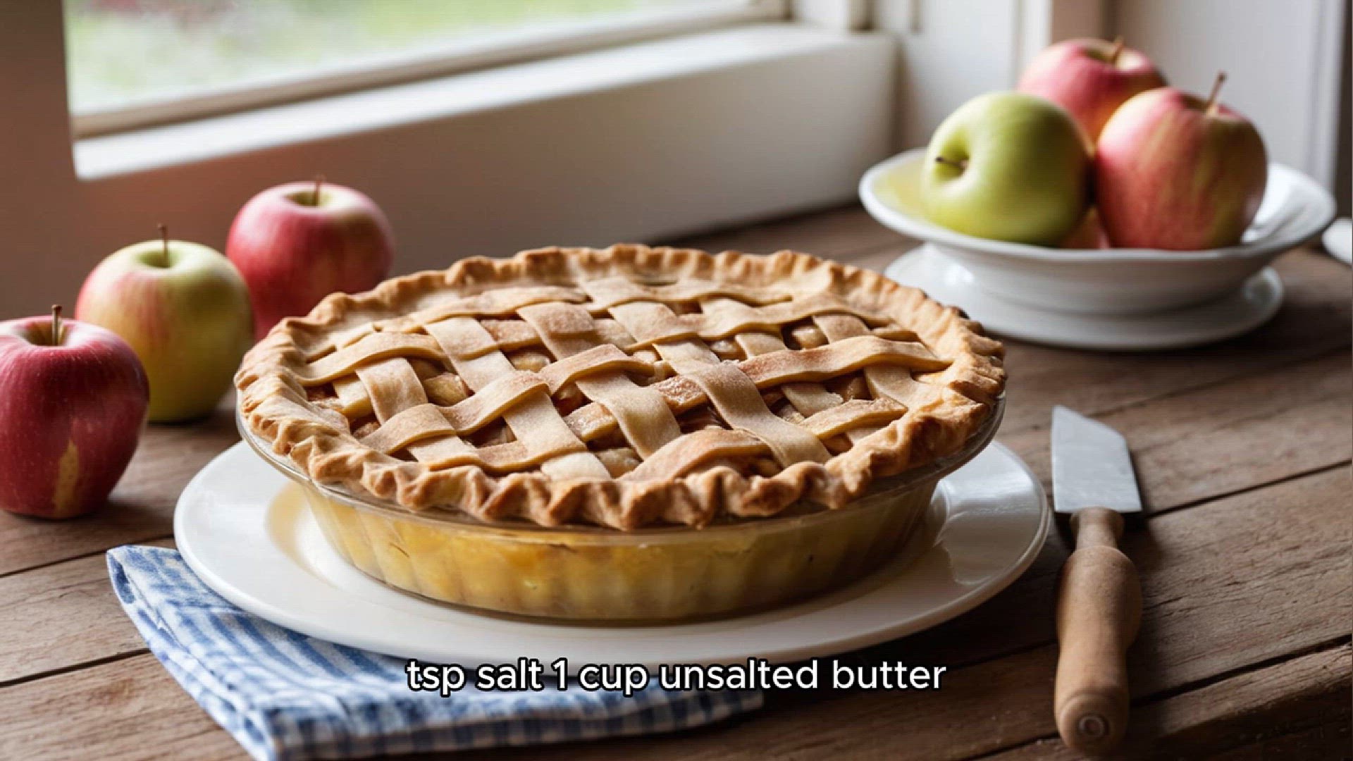 Video thumbnail for Apple Pie Recipe
