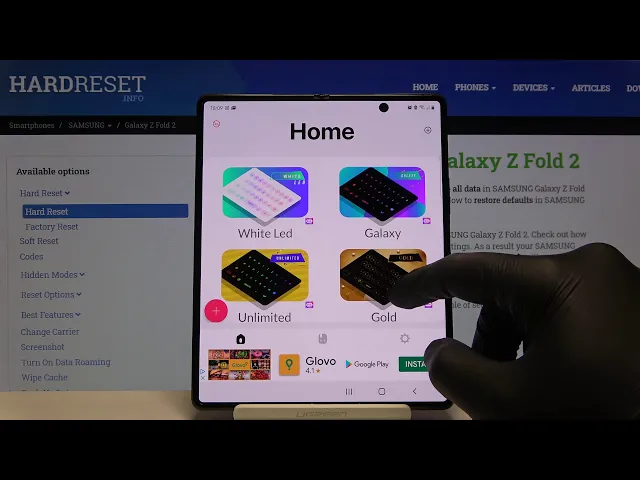 Video thumbnail for How to Download and Install Led Keyboard in Samsung Galaxy Z Fold 2 – Animated Keyboard