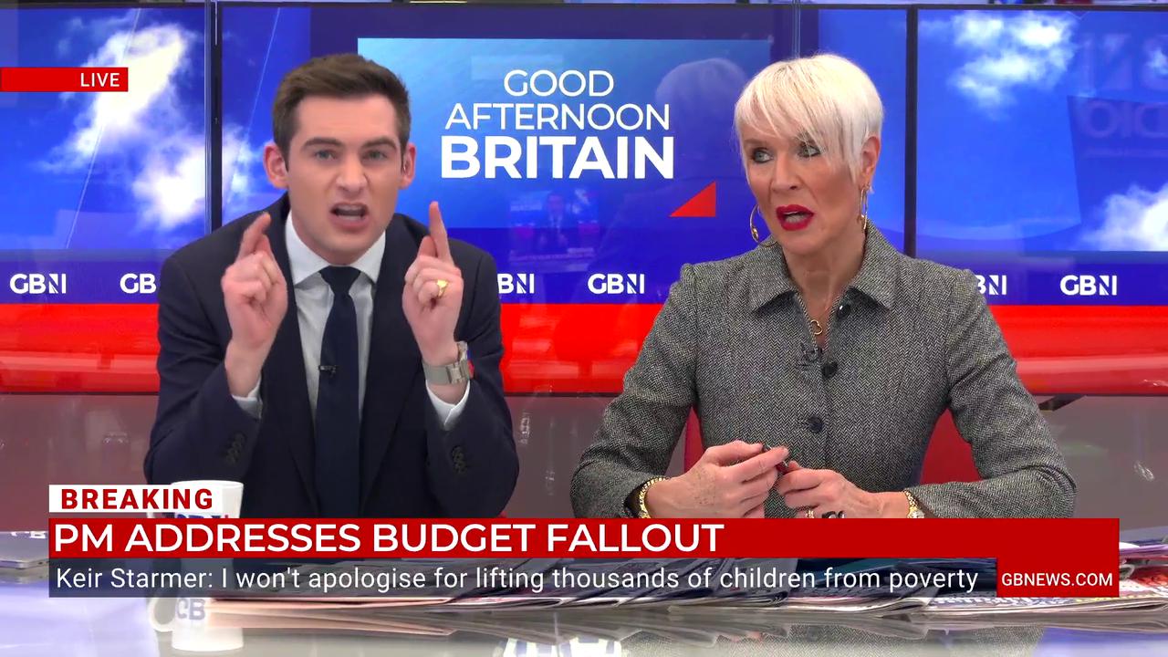 Video thumbnail for WATCH: Tom Harwood and Dawn Neesom explode at Keir Starmer over Budget claims: ‘Lies, lies, lies!'