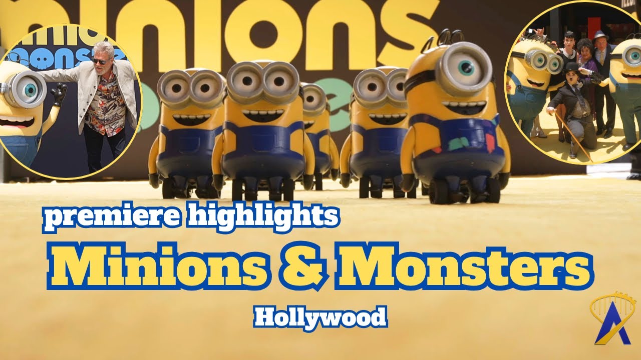 Video thumbnail for Minions and Monsters Yellow Carpet Premiere - Hollywood