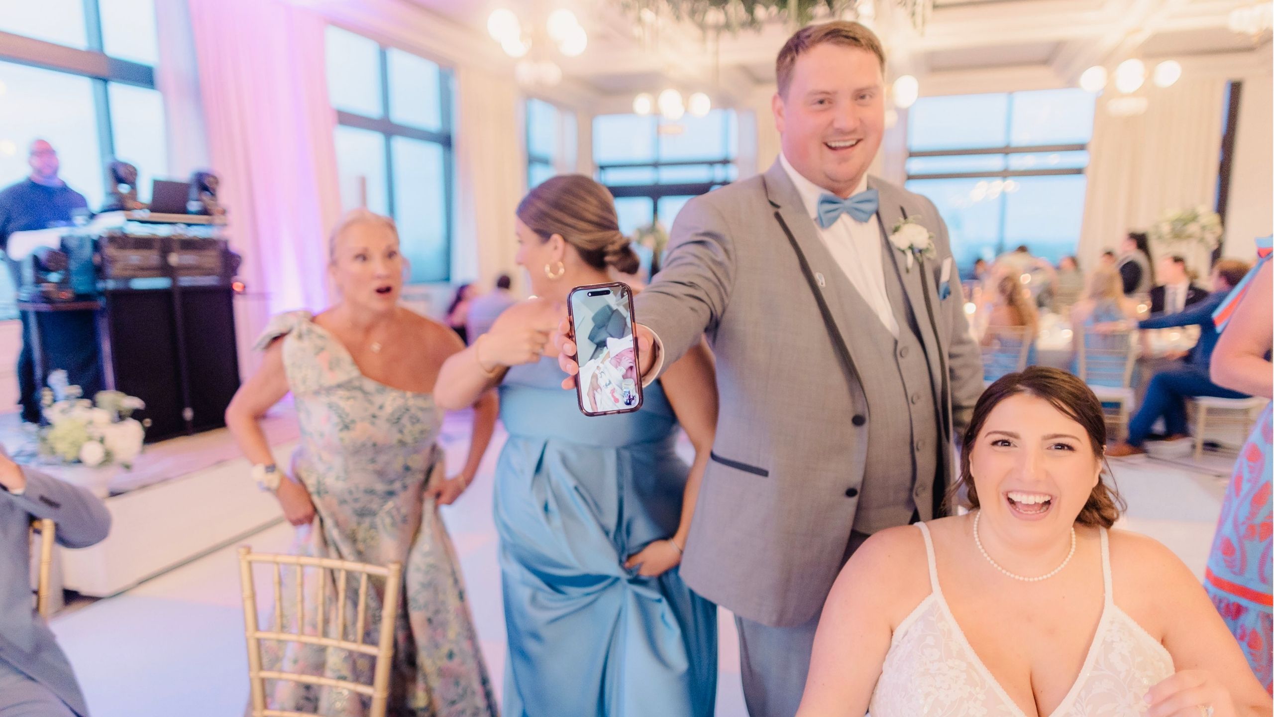 Video thumbnail for Bride Stunned When Sister Goes Into Labor On Wedding Day And Names Baby After Her