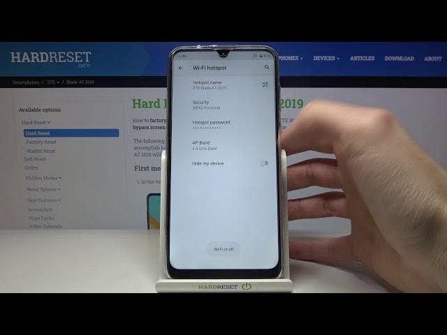 Video thumbnail for How to Setup & Enable Portable Hotspot on ZTE Blade A7 2019