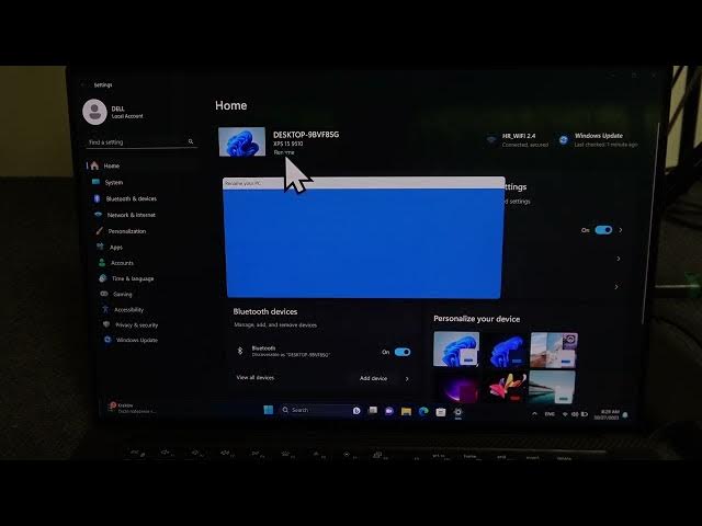 Video thumbnail for How To Rename Dell XPS
