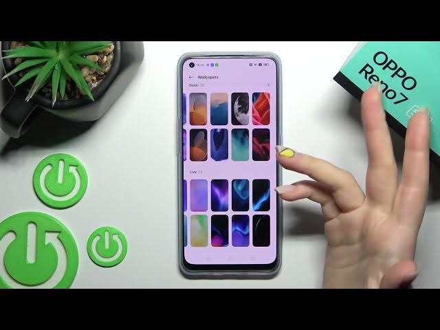 Video thumbnail for How to Set New Wallpaper on Oppo Reno 7 | Update the Lock Screen background on Oppo Reno 7