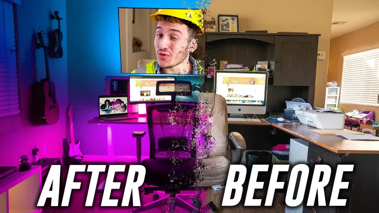 'Video thumbnail for FrenchieFries: i surprised my parents with their dream gaming room setup!'