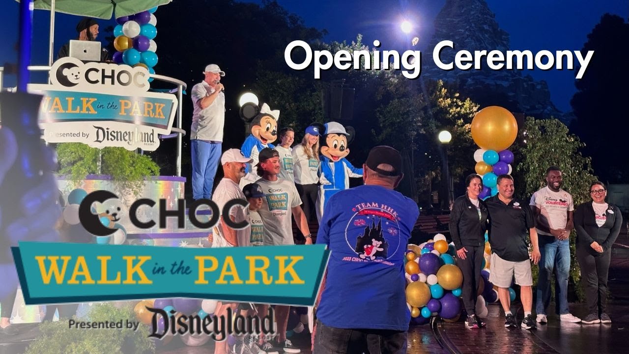'Video thumbnail for 2023 CHOC Walk Opening Ceremony - Disneyland - August 20, 2023 4K'