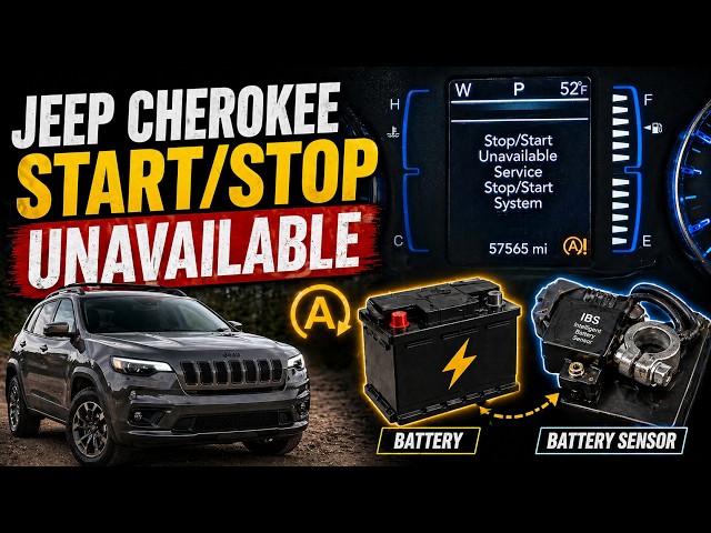 Video thumbnail for Jeep Cherokee Start/Stop Unavailable? Here is the Permanent Fix!
