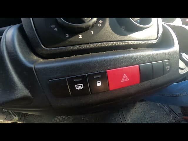 Video thumbnail for How to Enable or Disable Hazard Lights in Peugeot Boxer II ( 2006 – 2014 ) | Use Emergency Lights