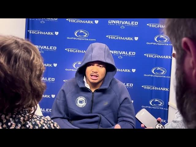 Video thumbnail for Penn State football: Defensive lineman Dvon J-Thomas explains final drive vs. Ohio State
