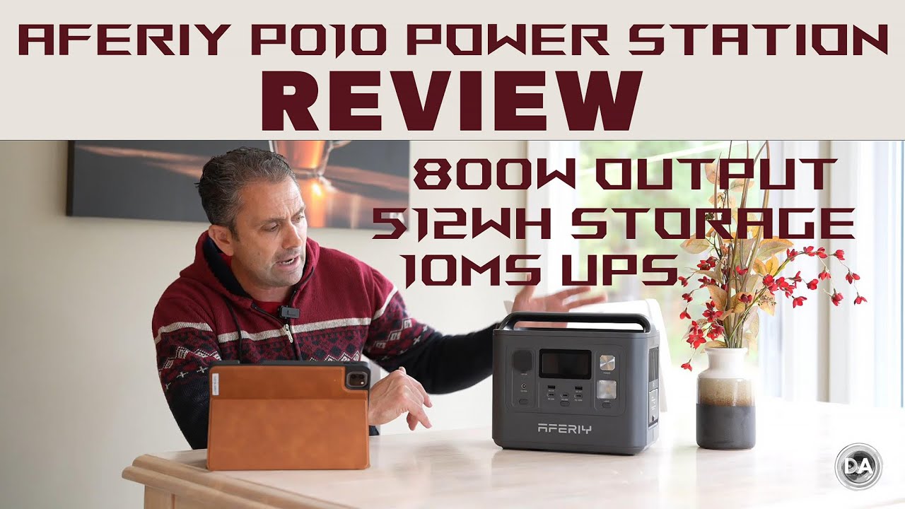 Video thumbnail for Aferiy P010 800W, 512Wh Power Station with 10Ms UPS Mode Review