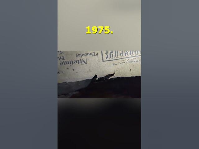 Video thumbnail for Interesting Find Under 1895 House #Shorts