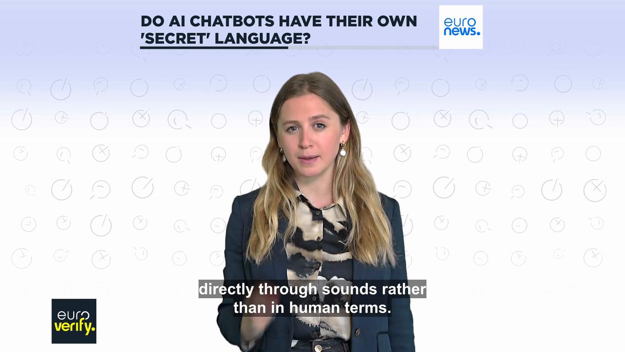 Video thumbnail for Can AI chatbots speak in their own 'secret' language?