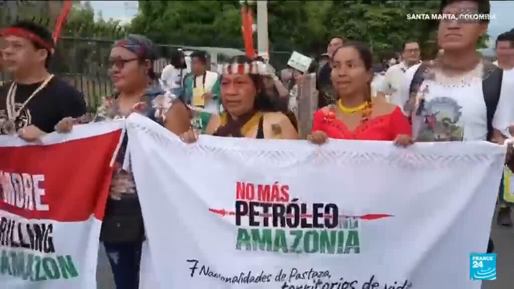 Video thumbnail for Colombia climate conference highlights lack of financing for shift from fossil fuels