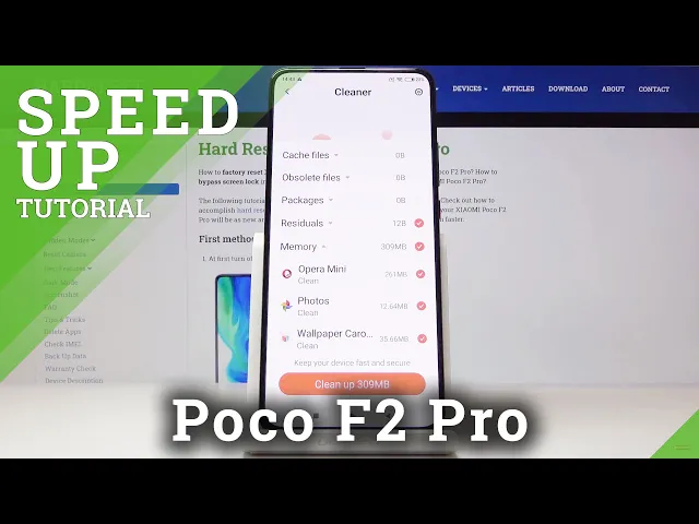 Video thumbnail for How to Clean Storage in Xiaomi Pocophone F2 Pro - Speed Up Xiaomi