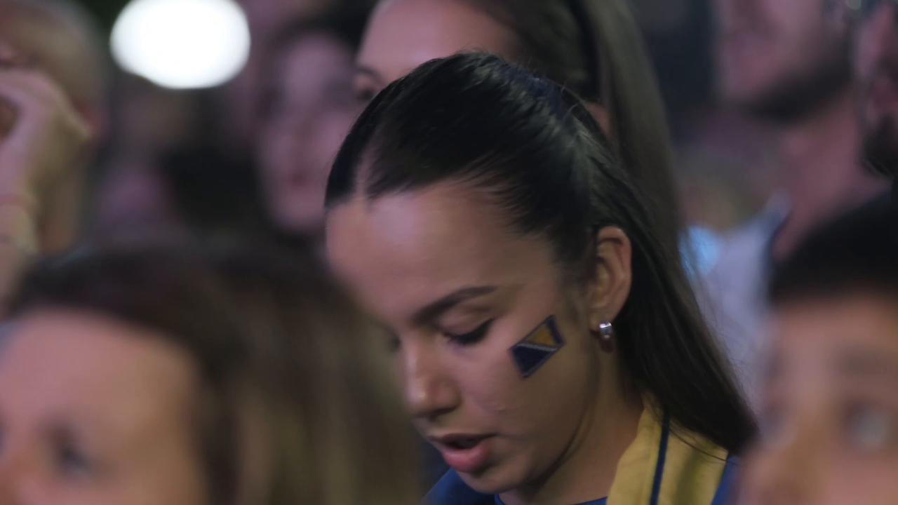 Video thumbnail for Bosnia and Herzegovina: Bosnia fans gather in Mostar for Switzerland World Cup clash.