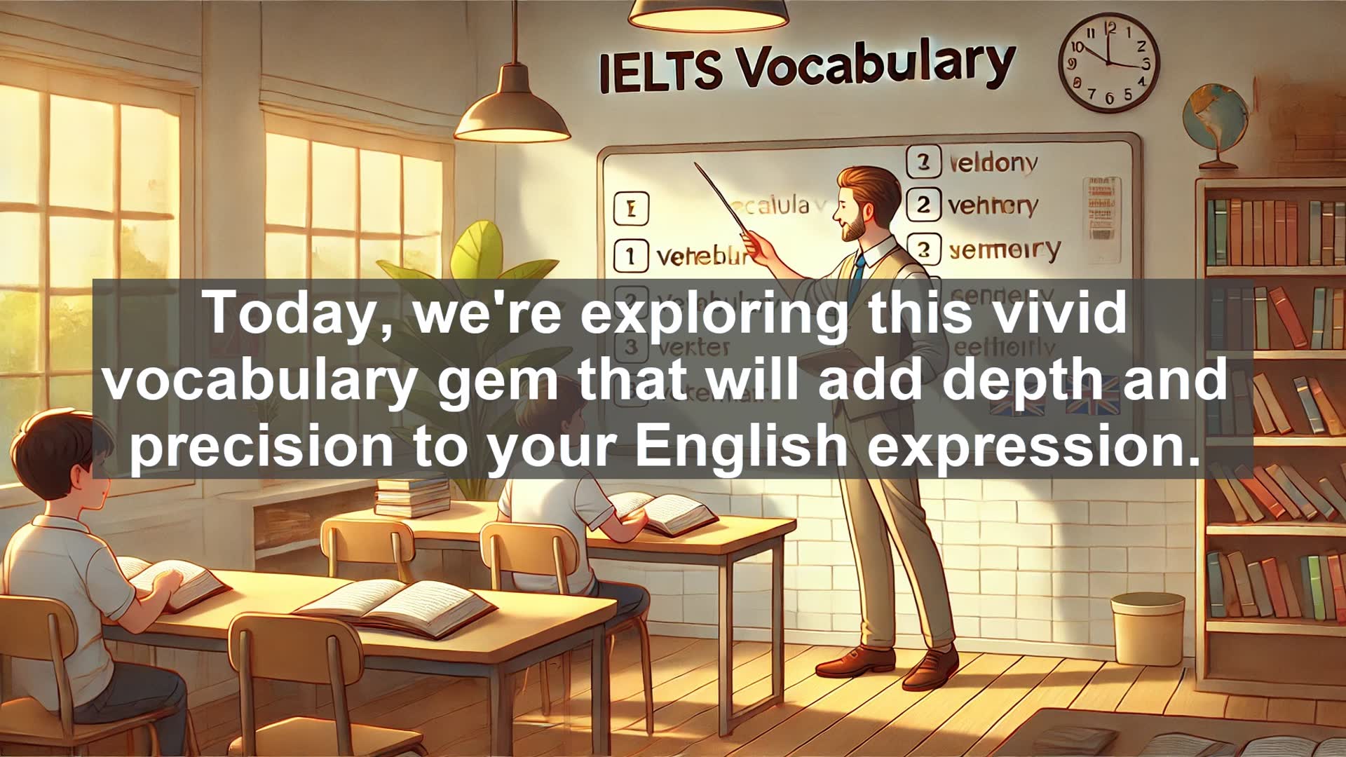 'Video thumbnail for 5000 Must Know IELTS 8.0 Vocabulary - Master 'Lurid': Boost Your IELTS Score to 8.0'