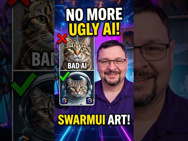 Video thumbnail for Say Goodbye to Low-Quality AI Images with SwarmUI #AIart #shorts