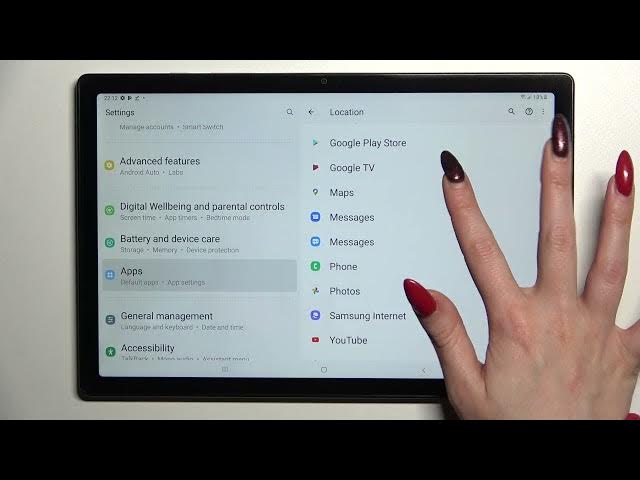 Video thumbnail for How to Change Apps Permissions on Samsung Galaxy Tab A8 2021 / Change permissions on Galaxy Tab A8