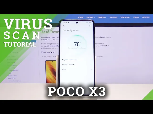Video thumbnail for How to Virus Scan in POCO X3 – Check for Viruses